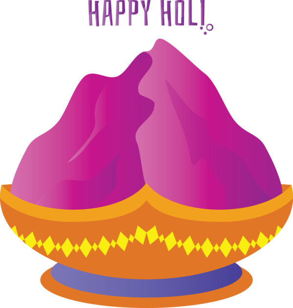 Transparent Holi Purple Baking cup Cookware and bakeware for Happy Holi for Holi