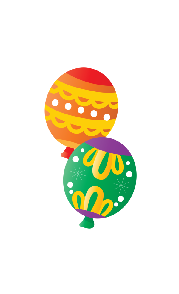 Transparent Holi Ball Easter egg for Happy Holi for Holi