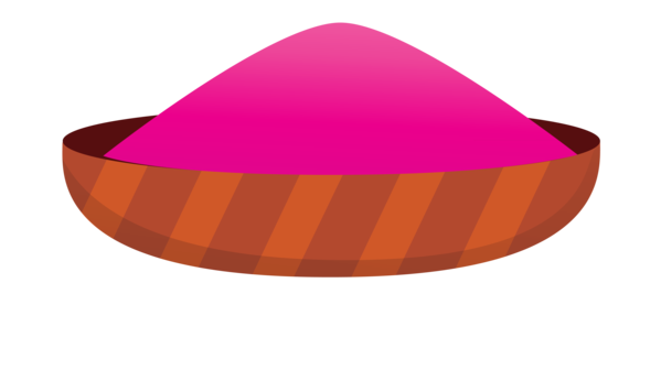Transparent Holi Pink Orange Lip for Happy Holi for Holi