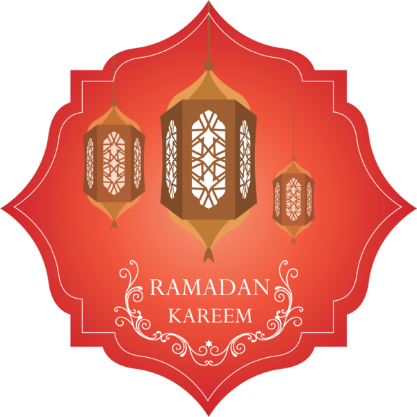 Transparent Ramadan Emblem Logo Font for EID Ramadan for Ramadan