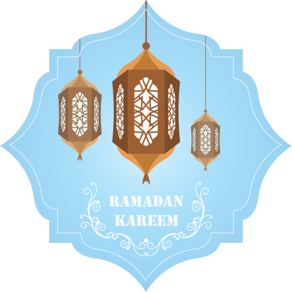 Transparent Ramadan Lighting Turquoise Chandelier for EID Ramadan for Ramadan
