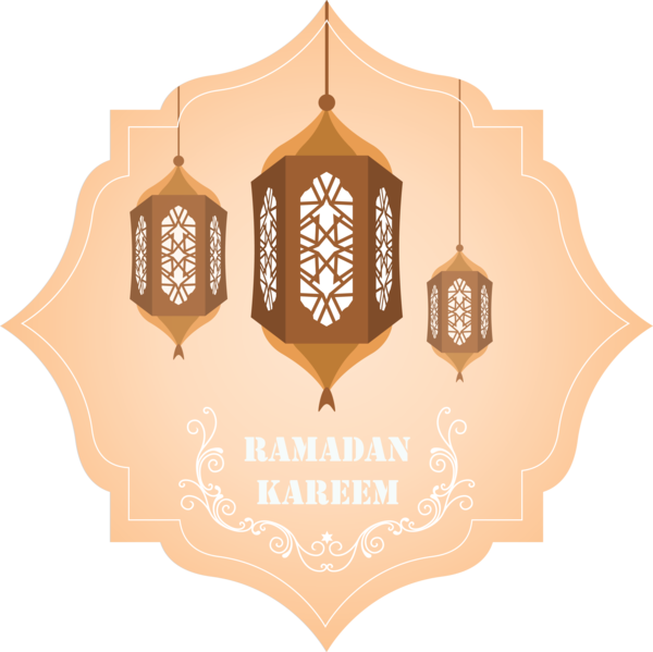 Transparent Ramadan Lighting Logo Font for EID Ramadan for Ramadan