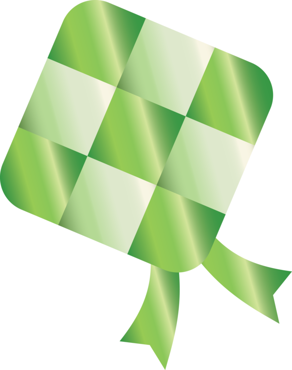 Transparent Ramadan Green Leaf Logo for EID Ramadan for Ramadan