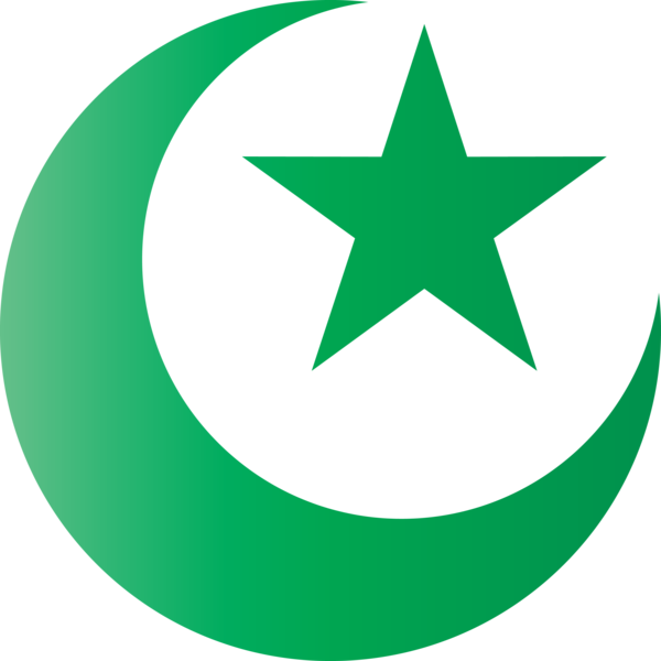 Transparent Ramadan Green Flag Symbol for EID Ramadan for Ramadan