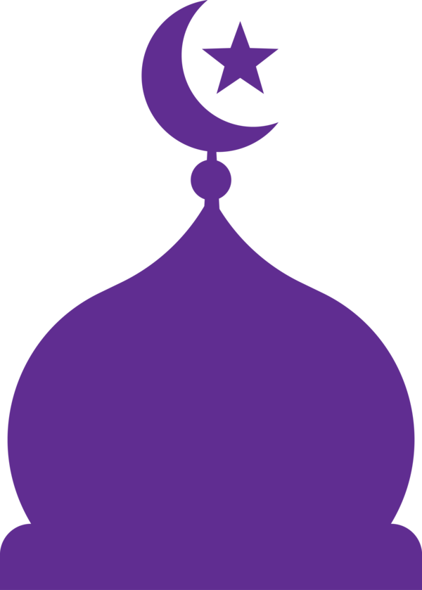 Transparent Ramadan Violet Purple Magenta for EID Ramadan for Ramadan