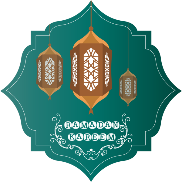 Transparent Ramadan Emblem Logo Badge for EID Ramadan for Ramadan