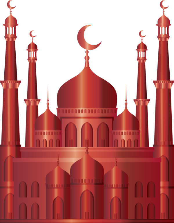 Transparent Ramadan Landmark Red Place of worship for Mosque for Ramadan
