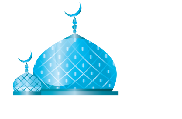 Transparent Ramadan Blue Aqua Turquoise for Mosque for Ramadan