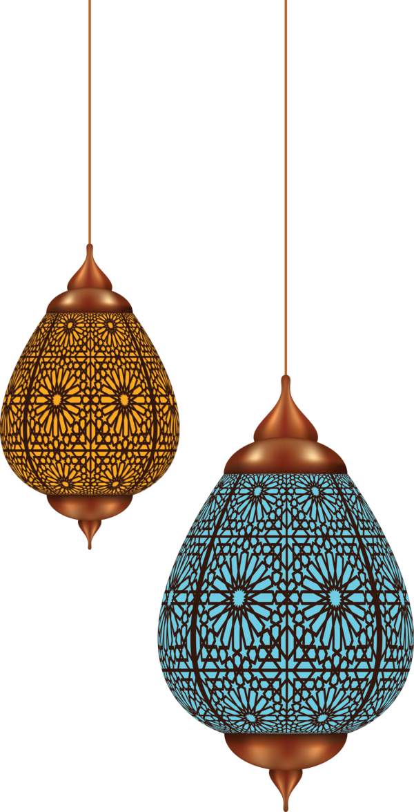 Transparent Ramadan Lighting Ceiling fixture Lampshade for Ramadan Lantern for Ramadan