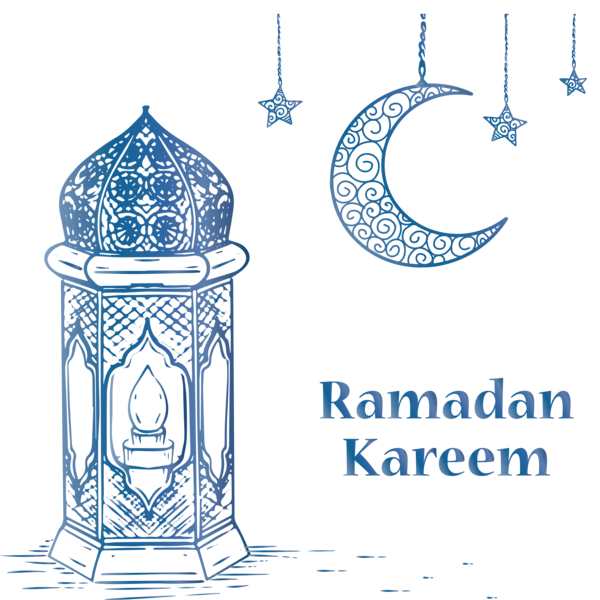 Transparent Ramadan Line Font Line art for Ramadan Lantern for Ramadan