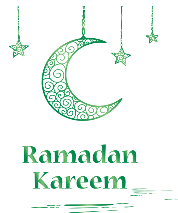 Transparent Ramadan Text Font Logo for Ramadan Moon for Ramadan
