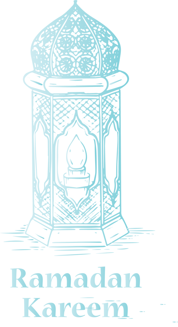Transparent Ramadan Pedestal Font Drawing for Ramadan Lantern for Ramadan