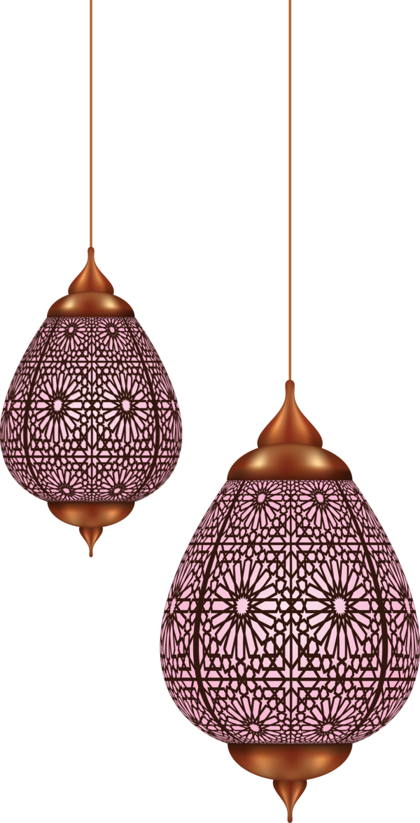 Transparent Ramadan Lighting Light fixture Lampshade for Ramadan Lantern for Ramadan