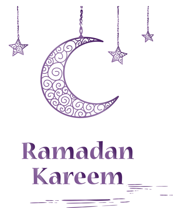 Transparent Ramadan Text Font Crescent for Ramadan Moon for Ramadan