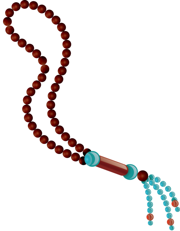 Transparent Ramadan Jewellery Bead Turquoise for Prayer Beads for Ramadan