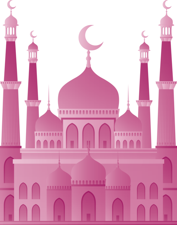 Transparent Ramadan Landmark Pink Mosque for Mosque for Ramadan