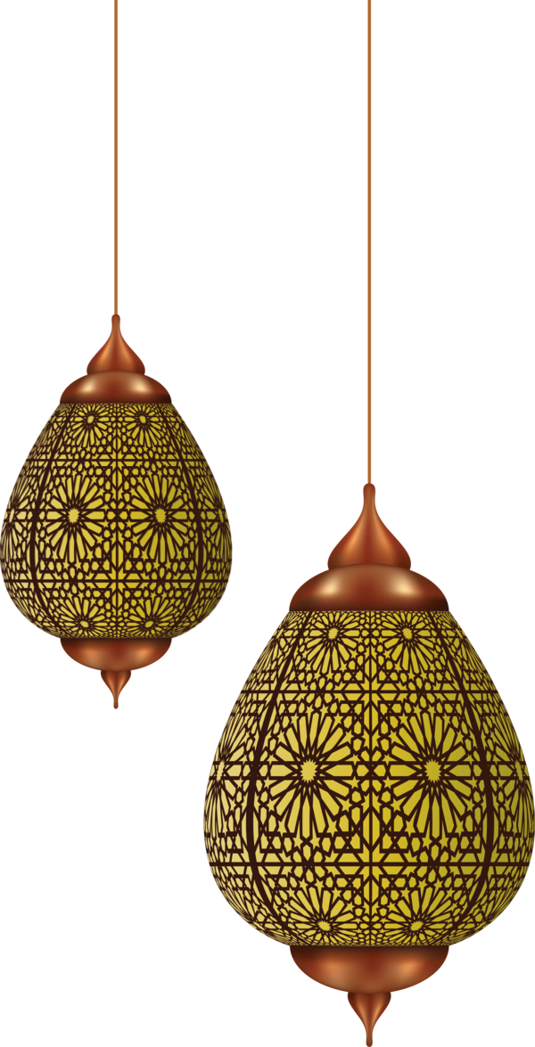 Transparent Ramadan Lampshade Lighting accessory Lighting for Ramadan Lantern for Ramadan