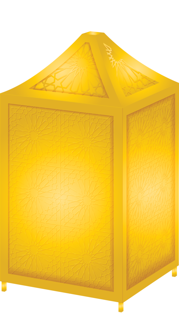 Transparent Ramadan Orange Yellow Tent for Ramadan Lantern for Ramadan