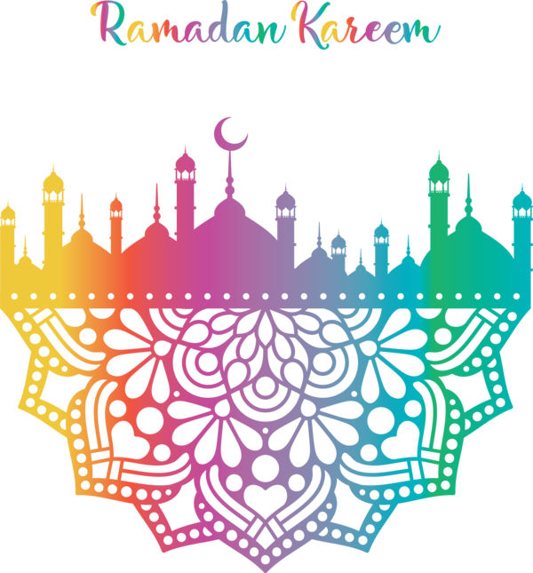 Transparent Ramadan Line Design Line art for Mosque for Ramadan