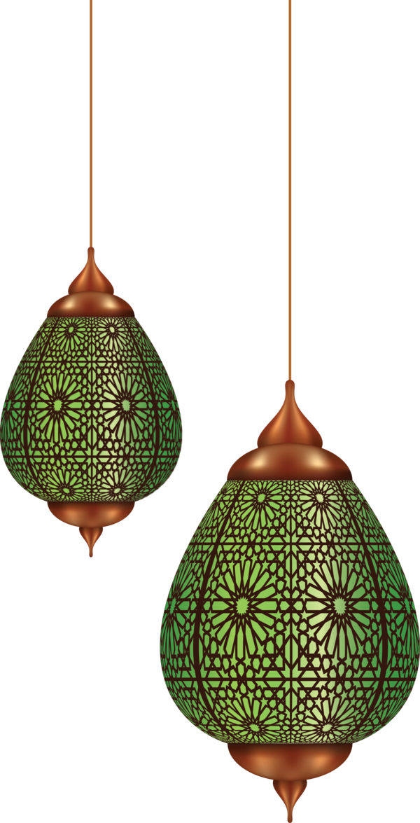 Transparent Ramadan Lighting Lampshade Light fixture for Ramadan Lantern for Ramadan