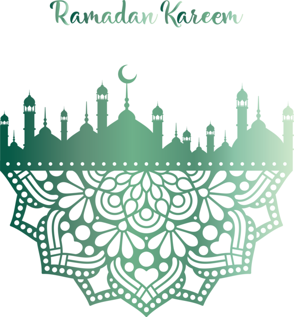 Transparent Ramadan Line art Design Pattern for Mosque for Ramadan