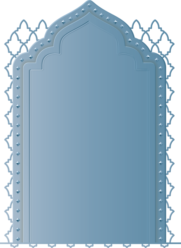 Transparent Ramadan Blue Rectangle for EID Ramadan for Ramadan