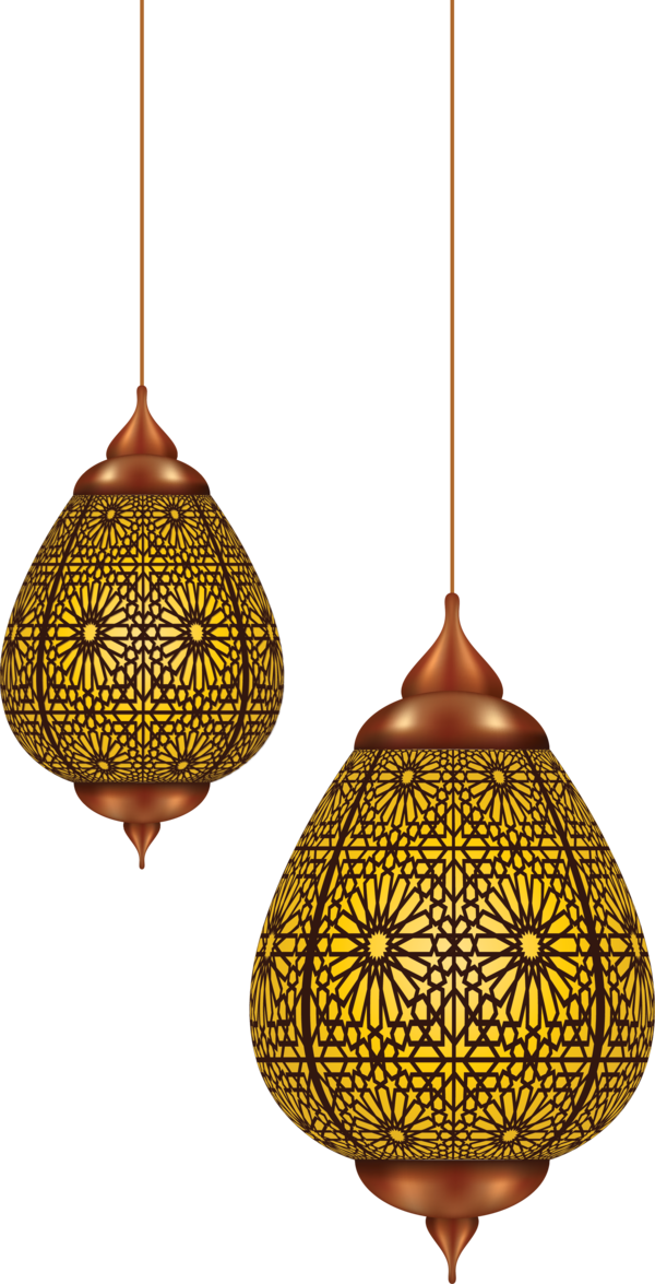 Transparent Ramadan Light fixture Ceiling fixture Lighting for Ramadan Lantern for Ramadan