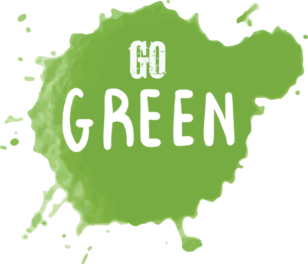 Transparent Earth Day Green Text Logo for Happy Earth Day for Earth Day