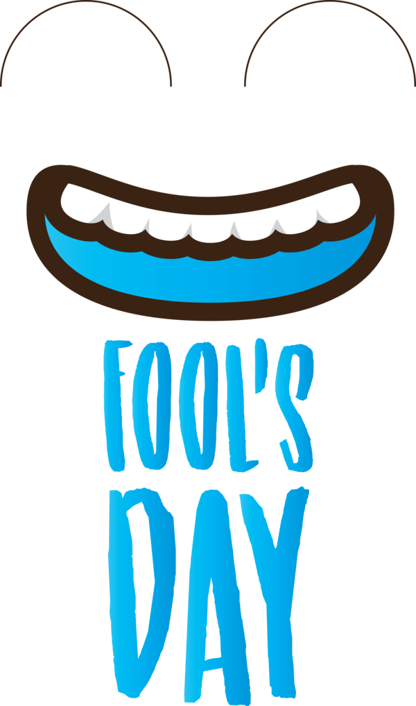 Transparent April Fool's Day Font Mouth Line for April Fools for April Fools Day
