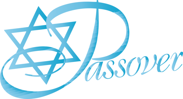 Transparent Passover Aqua Logo Turquoise for Happy Passover for Passover