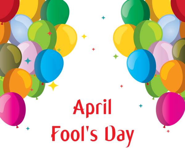 Transparent April Fool's Day Balloon Party supply Circle for April Fools for April Fools Day