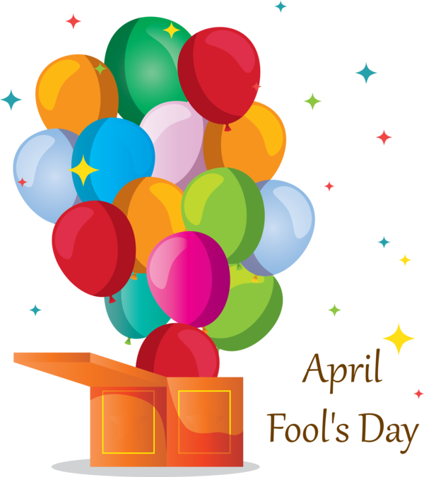 Transparent April Fool's Day Balloon for April Fools for April Fools Day