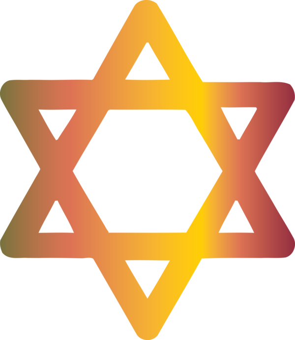 Transparent Passover Line Triangle Logo for Happy Passover for Passover
