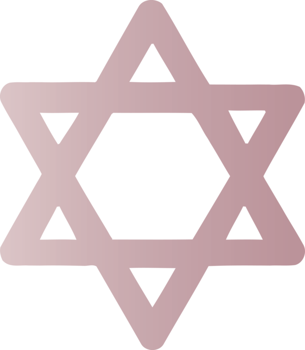 Transparent Passover Triangle Logo Symmetry for Happy Passover for Passover