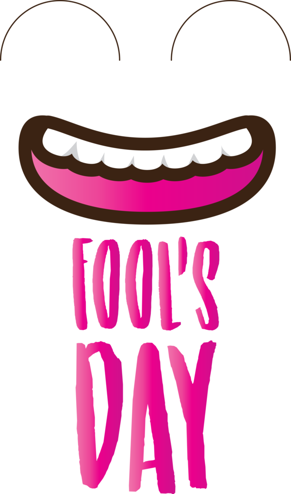 Transparent April Fool's Day Facial expression Pink Lip for April Fools for April Fools Day