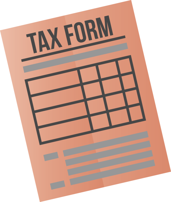 Transparent Tax Day Line Font Paper product for 15 April for Tax Day