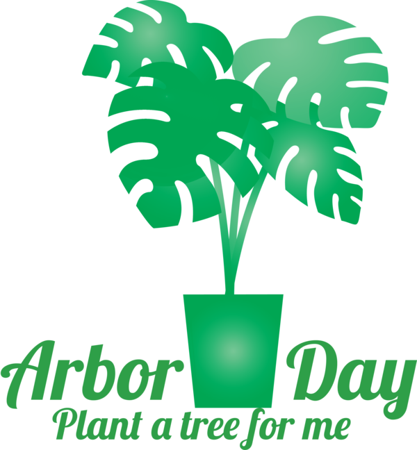 Transparent Arbor Day Green Palm tree Plant for Happy Arbor Day for Arbor Day