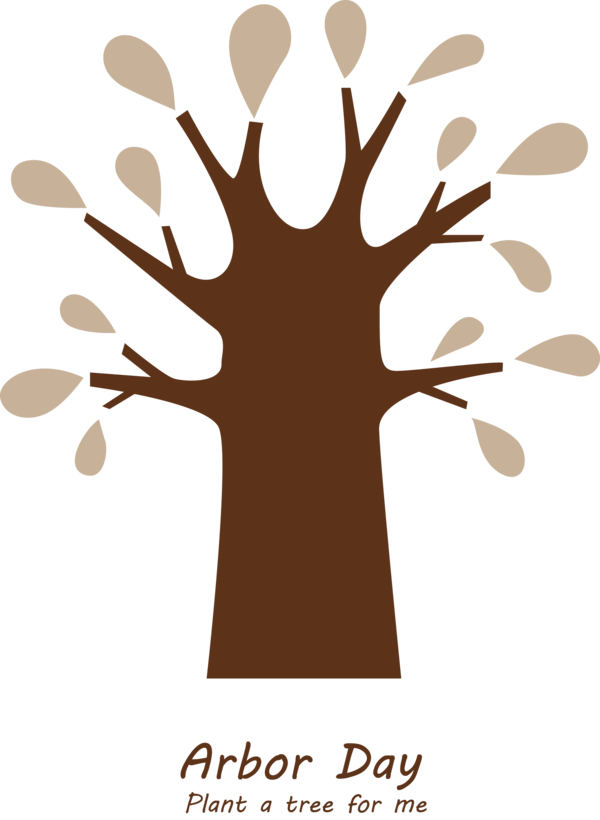 Transparent Earth Day Hand Tree Logo for Happy Earth Day for Earth Day