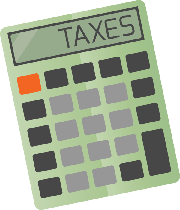 Transparent Tax Day Calculator Office equipment Font for 15 April for Tax Day