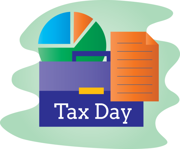 Transparent Tax Day Line Logo Font for 15 April for Tax Day