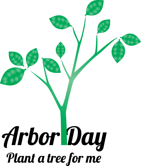 Transparent Arbor Day Leaf Green Plant for Happy Arbor Day for Arbor Day