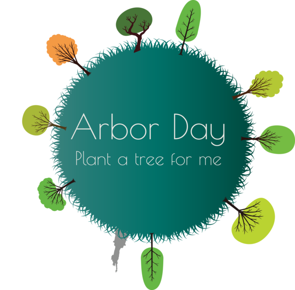 Transparent Arbor Day Green Leaf Logo for Happy Arbor Day for Arbor Day
