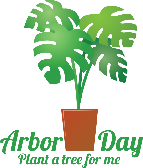 Transparent Arbor Day Green Plant Leaf for Happy Arbor Day for Arbor Day