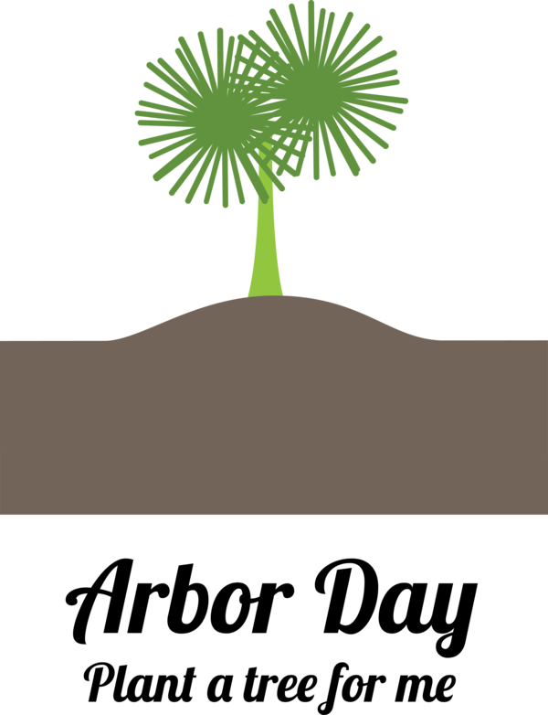 Transparent Arbor Day Tree Plant Logo for Happy Arbor Day for Arbor Day