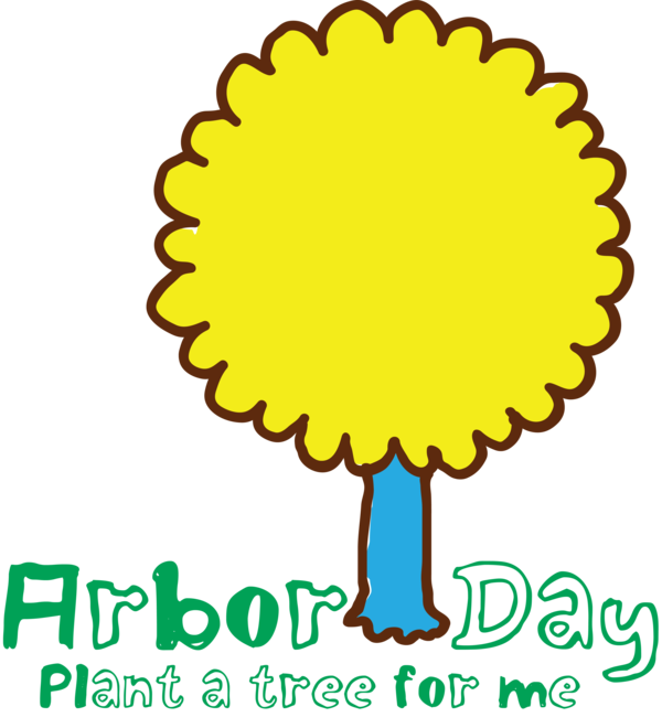 Transparent Earth Day Yellow Line Font for Happy Earth Day for Earth Day