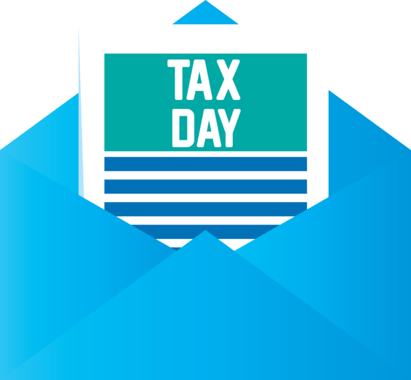 Transparent Tax Day Turquoise Logo Font for 15 April for Tax Day