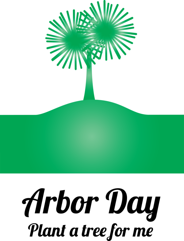 Transparent Arbor Day Green Tree Logo for Happy Arbor Day for Arbor Day