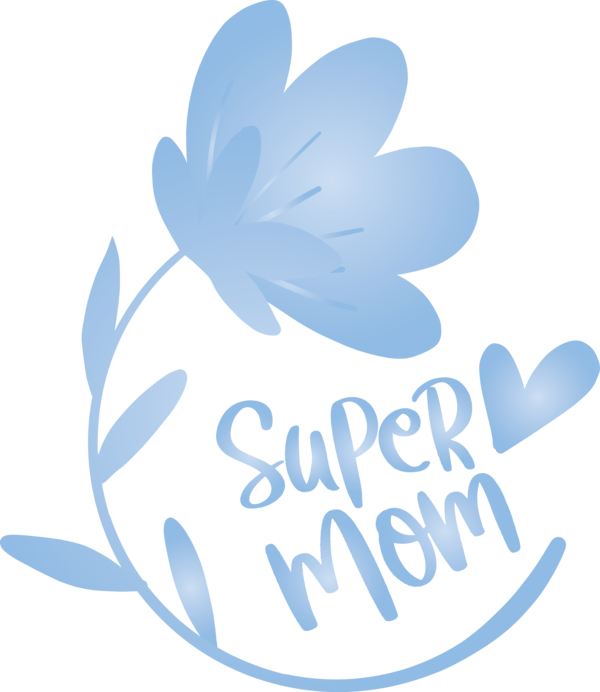 Transparent Mother's Day Leaf Logo Text for Mothers Day Calligraphy for Mothers Day