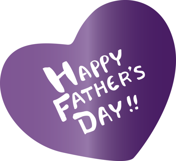Transparent Father's Day Violet Text Purple for Happy Father's Day for Fathers Day