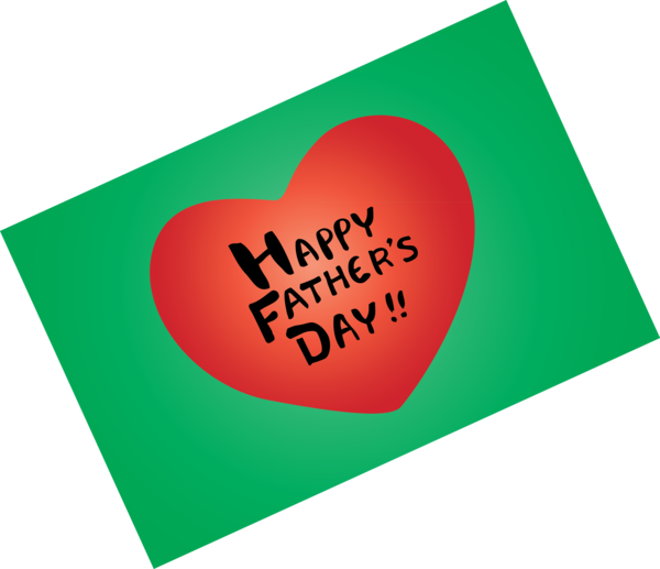 Transparent Father's Day Heart Text Font for Happy Father's Day for Fathers Day